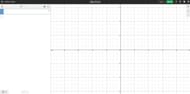 What a blank slate looks like on Desmos (Image via Desmos)